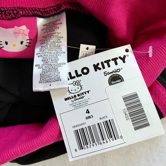Hello Kitty NWT Sweatpants for Girls 4 - Picture 8 of 9